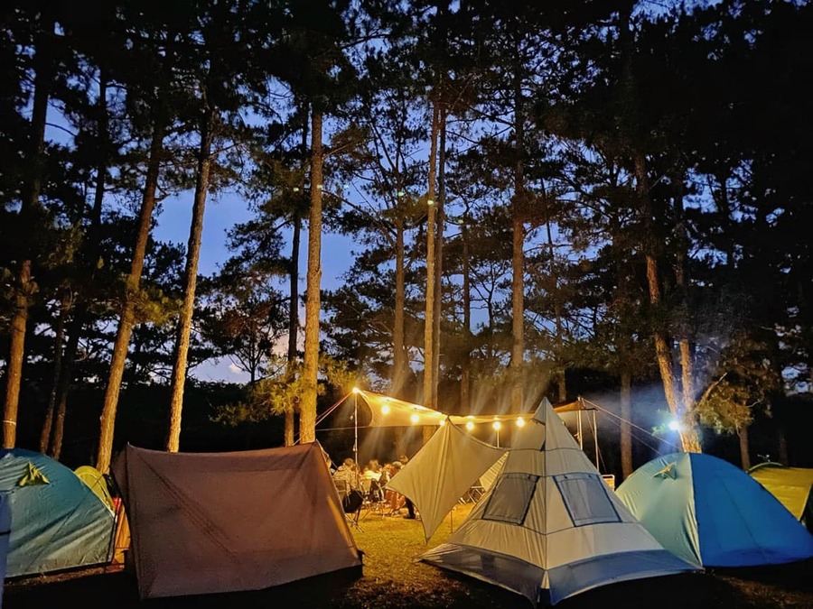 Cắm trại trên đồi Đa Phú, trải nghiệm cực chill cùng hội bạn thân 5