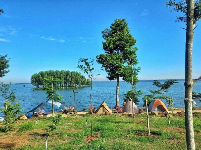 Chill cùng trải nghiệm camping Hồ Trị An với khung cảnh lãng mạn bồng bềnh 5