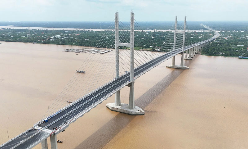 Cầu Rạch Miễu 2 thông xe, trở thành cửa ngõ mới cho miền Tây 4