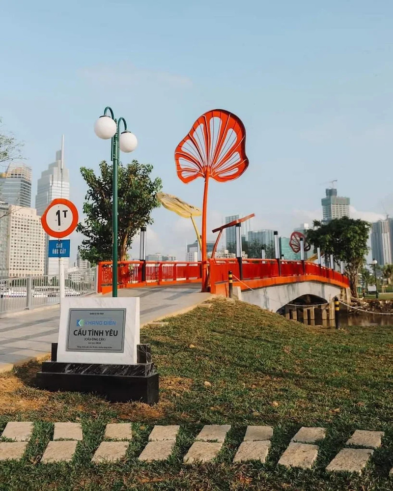 Khám phá Cầu Tình Yêu Sài Gòn với view đẹp “ngất ngây” 2