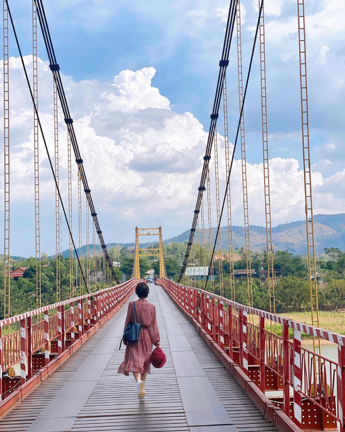 Check-in Cầu treo Kon Klor, biểu tượng nổi tiếng của phố núi Kon Tum 5