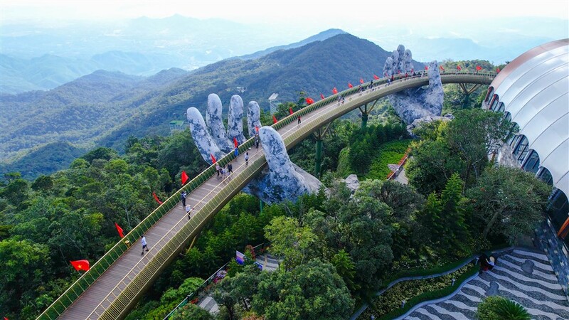 Cầu Vàng Đà Nẵng: Biểu tượng vươn tầm thế giới giữa lưng chừng Bà Nà 2