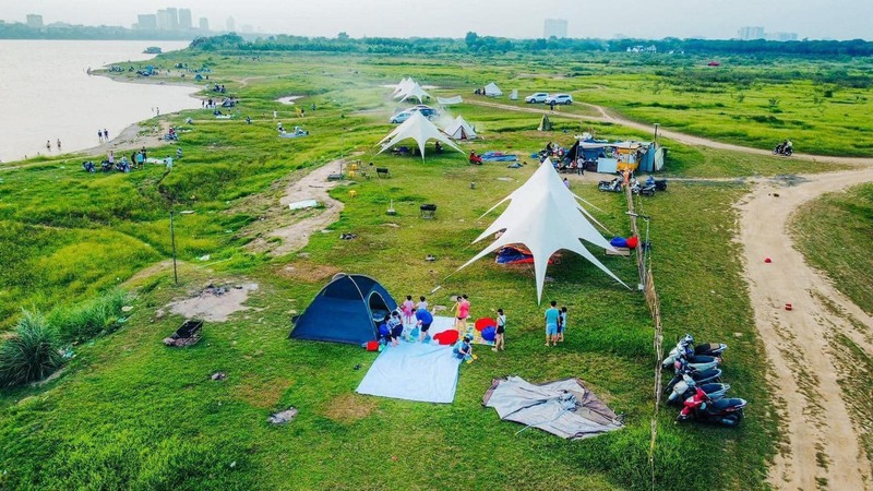 Khám phá vẻ đẹp rực rỡ về đêm của cầu Vĩnh Tuy 9