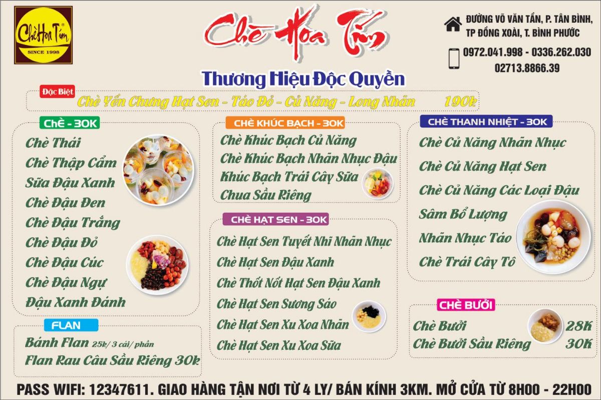 Chè Hoa Tím gây thương nhớ với hương vị đọng lại khó quên 3