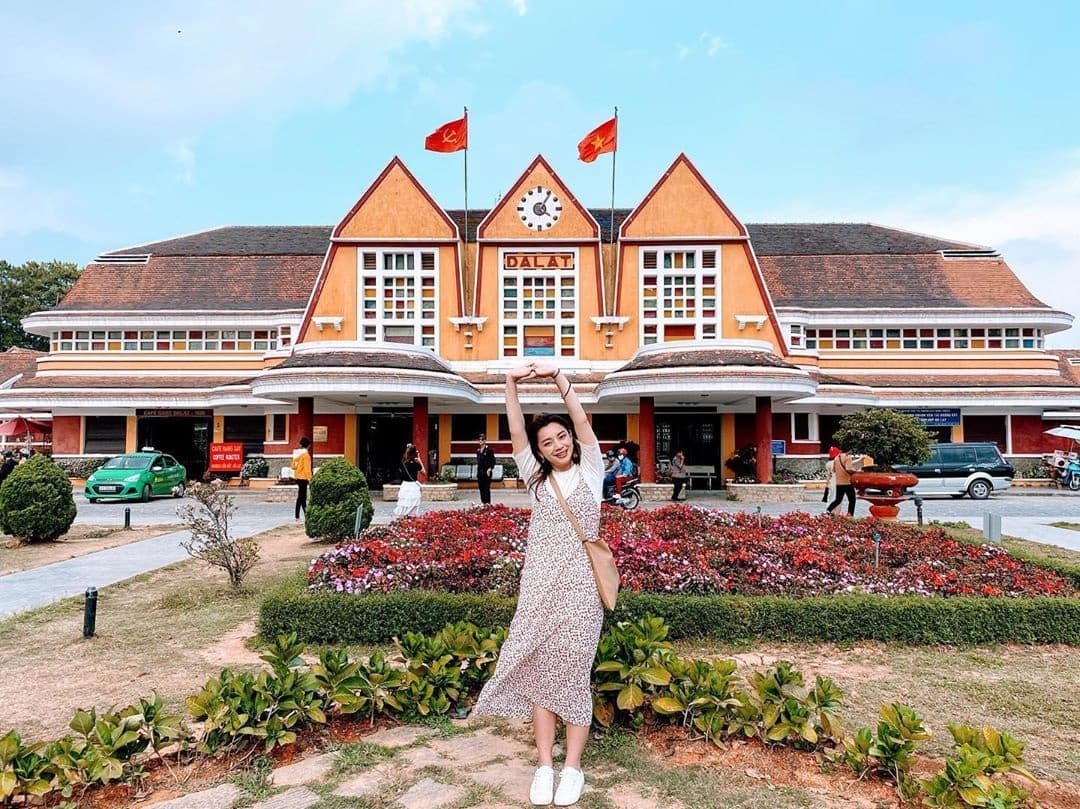 Check-in ga Đà Lạt - Ga xe lửa cổ nhất Đông Dương 2