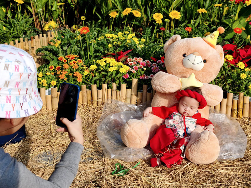 Check-in vườn hoa xuân ga Ba Son rực rỡ đầu năm tại TP.HCM 7