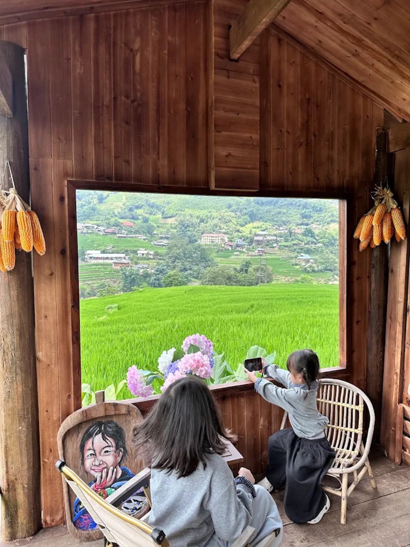 Review Chi Pâu Coffee & Homestay giữa những cánh đồng lúa Sapa 4