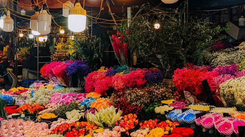 Top 10 khu chợ hoa Hà Nội đẹp nhất không thể bỏ qua 6