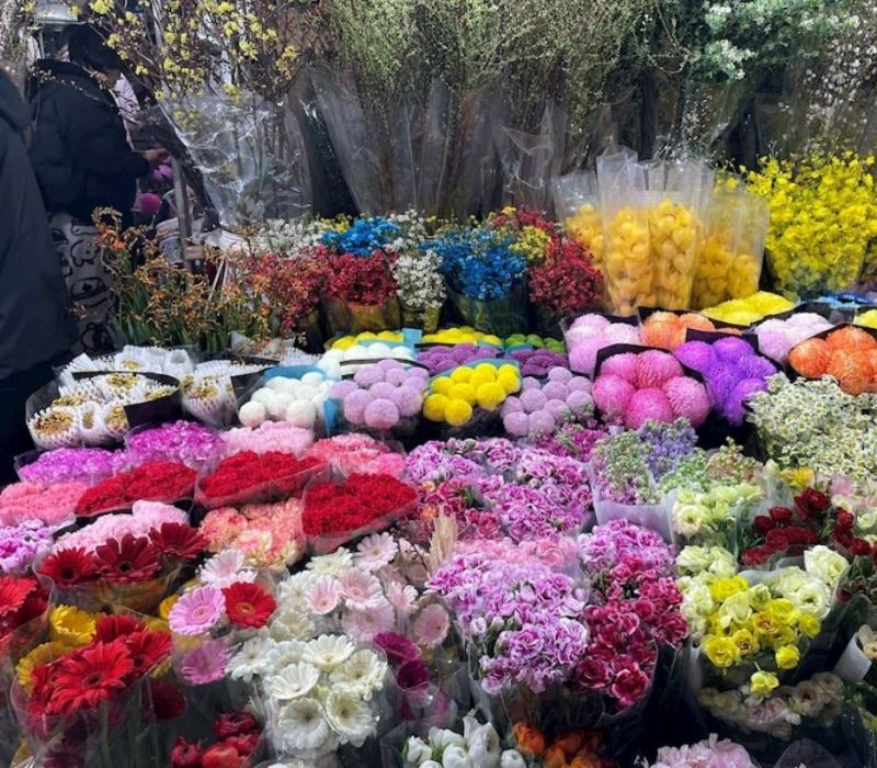 Chợ Hoa Tây Tựu: Thủ phủ hoa đêm sầm uất nhất Hà Nội 2