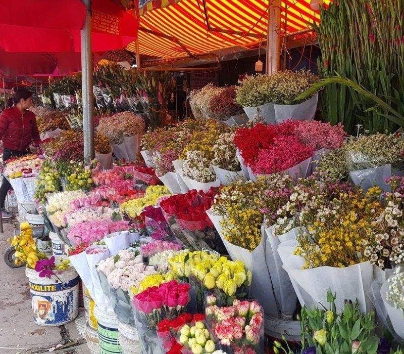 Chợ Hoa Tây Tựu: Thủ phủ hoa đêm sầm uất nhất Hà Nội 4