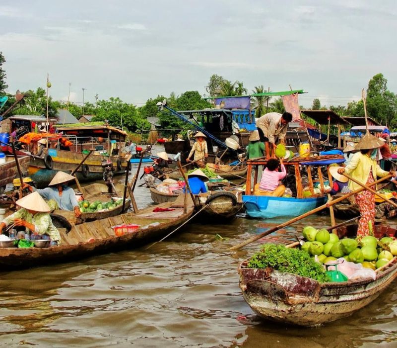 Hành trình tham quan 8 chợ nổi miền Tây nổi tiếng nhất 14