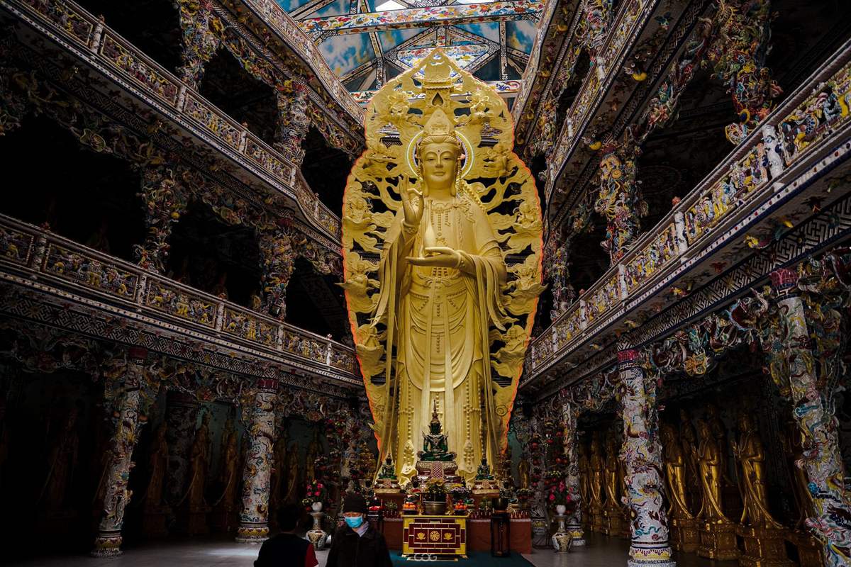 Chùa Linh Phước - Chùa Ve Chai - Khám phá ngôi chùa có 11 cái nhất và kiến trúc đặc sắc ở Đà Lạt 7
