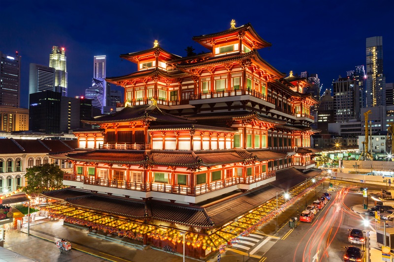 Chùa Răng Phật Singapore không gian linh thiêng giữa lòng Chinatown 2