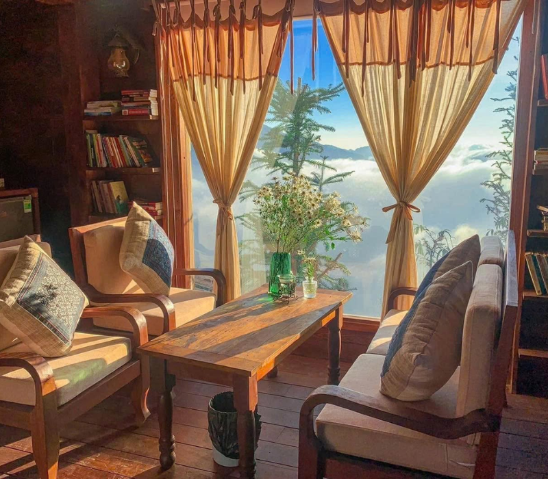 Cloud Forest Tà Xùa: Trải nghiệm ngủ bungalow kính mở rèm ra là mây tràn tận giường 3