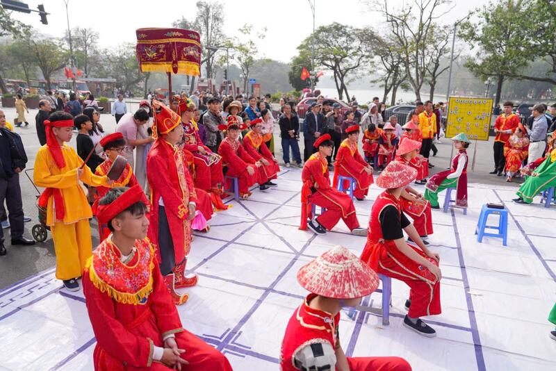 Cờ người mang sắc màu văn hóa từ những ván đấu trí 3