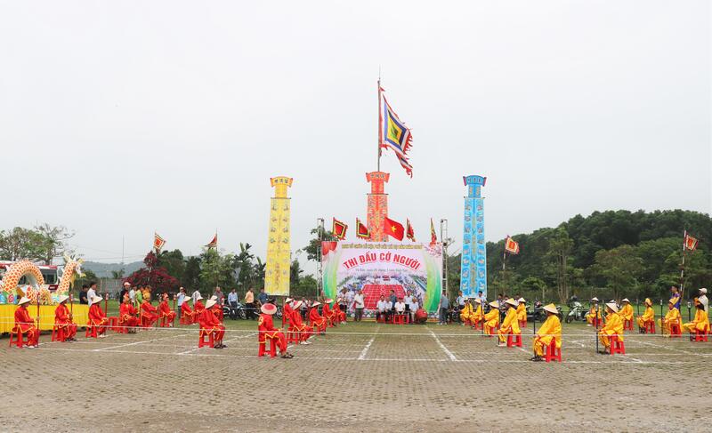 Cờ người mang sắc màu văn hóa từ những ván đấu trí 5