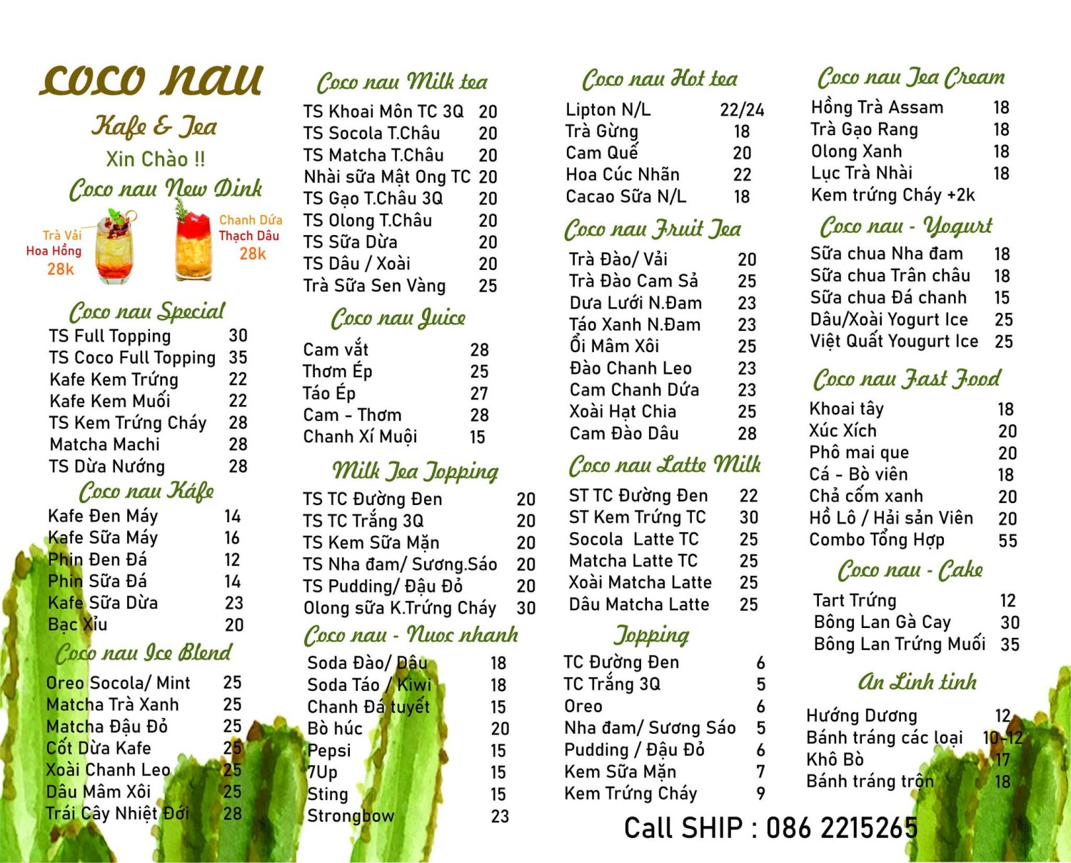 Coco Nau Kafe Tea, tiệm cà phê Địa Trung Hải giữa lòng Pleiku 4