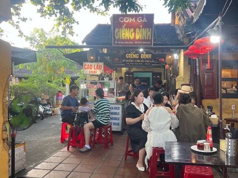 Review cơm gà Giếng Đình Hội An từ thực đơn đến giá bán 8