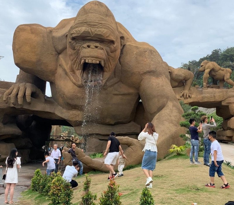 Công viên King Kong Tuần Châu, vẻ đẹp đến từ những công trình điêu khắc