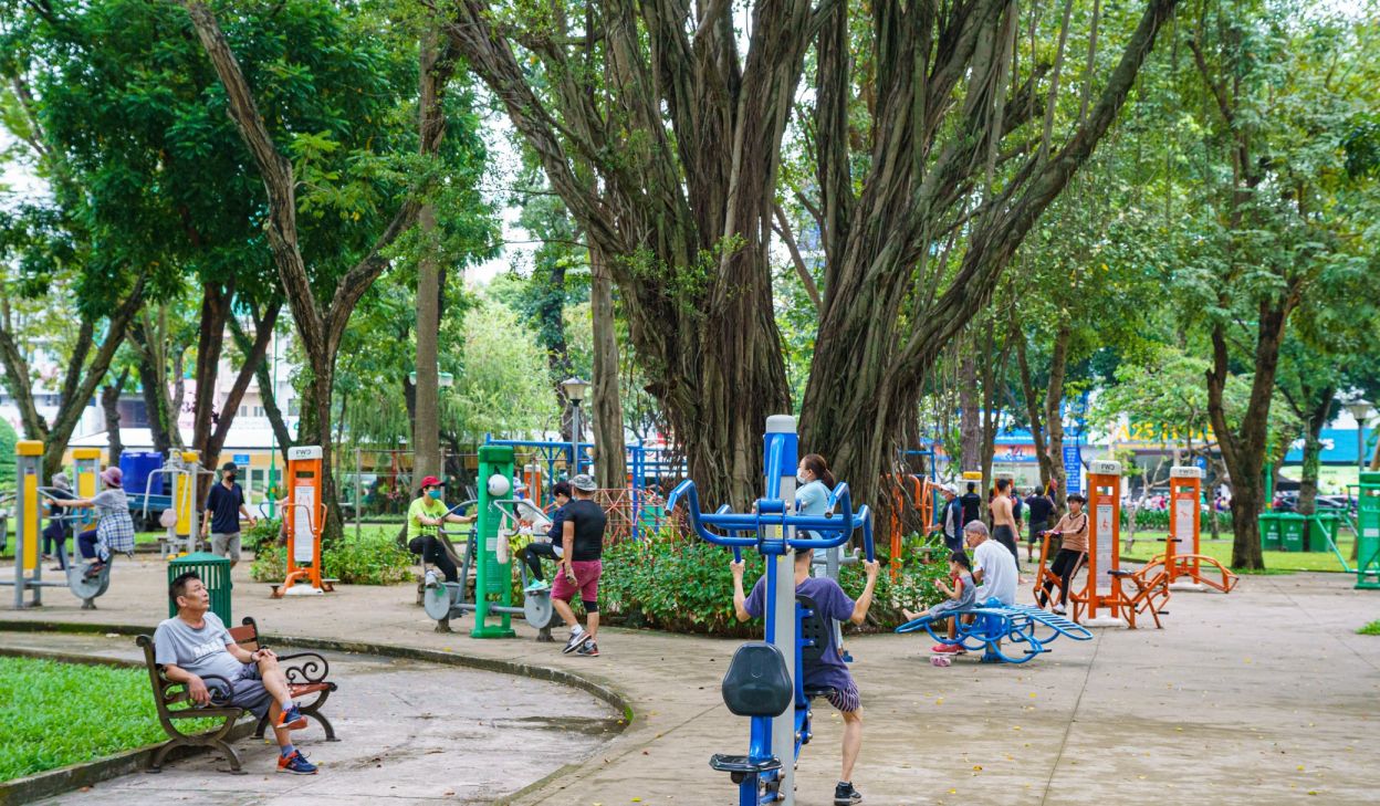 Công viên Lê Văn Tám: Điểm dạo chơi hóng mát lý tưởng giữa Sài Gòn 7