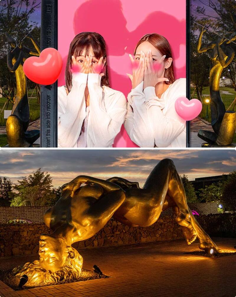 “Đỏ mặt” ở công viên tình yêu Jeju Loveland dành cho người lớn 5