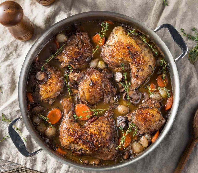 Coq au Vin: Món gà hầm vang đỏ kinh điển nước Pháp 2