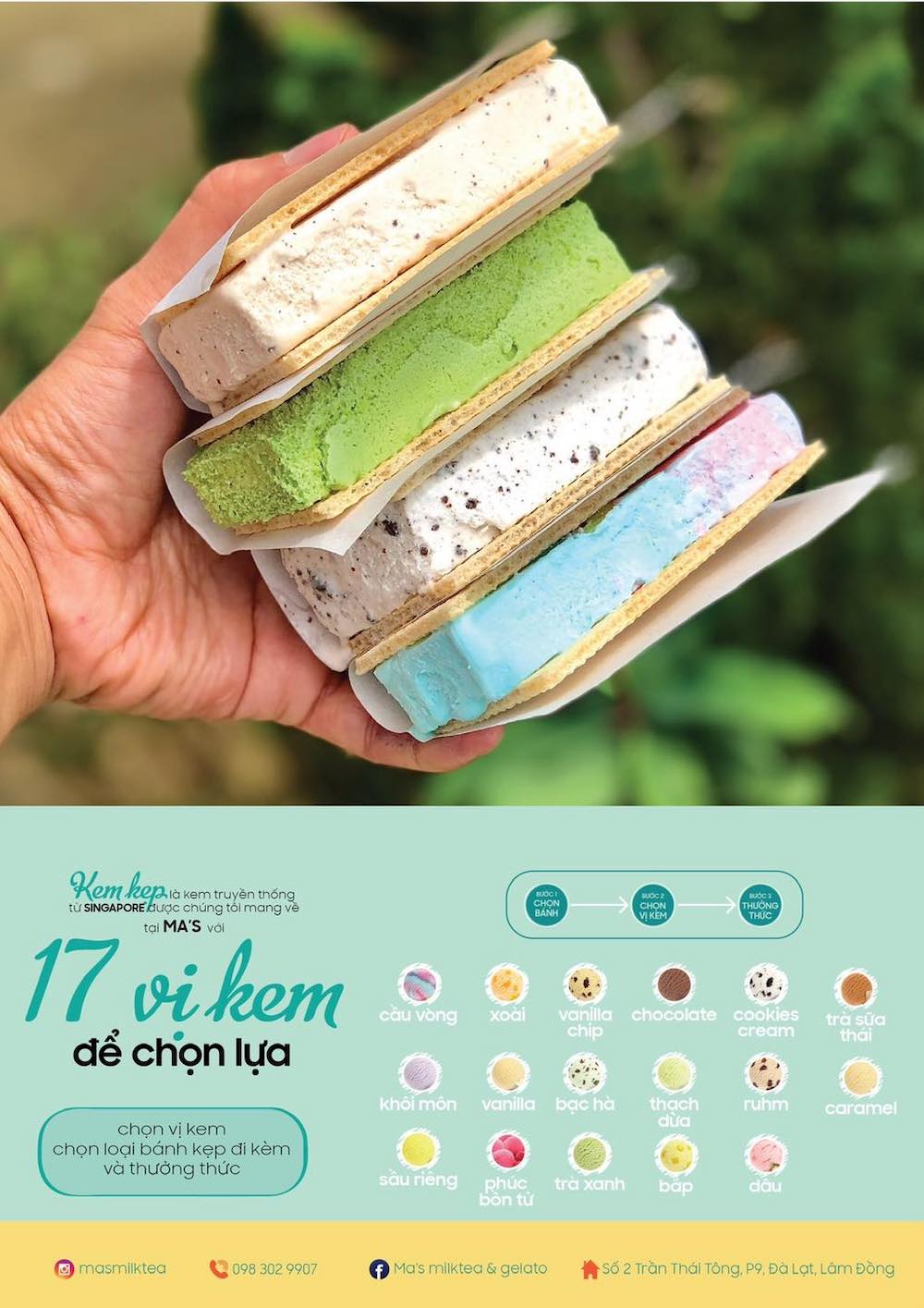 Cùng Ma’s Milktea & Gelato đi ăn kem Ý tại Nhật Bản ở thành phố Đà Lạt 12