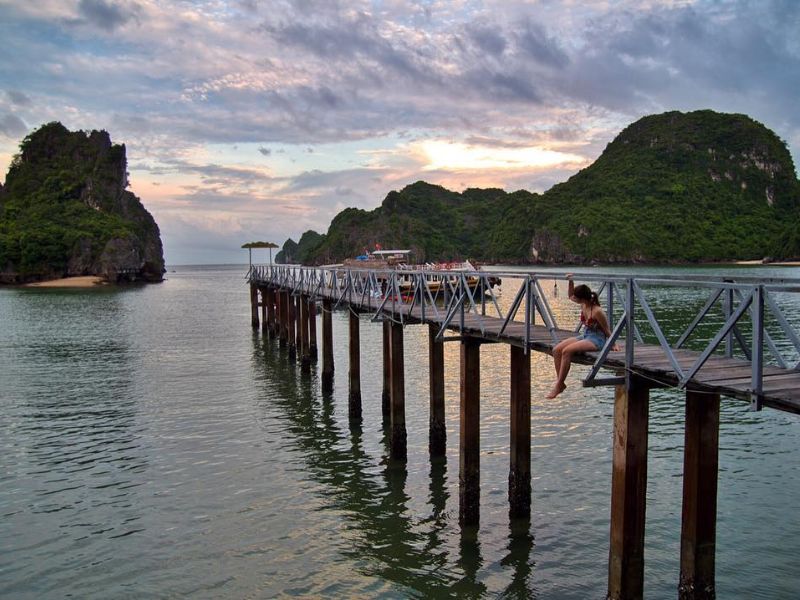 Đảo Nam Cát, Maldives thu nhỏ giữa vịnh Lan Hạ 9