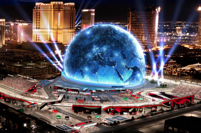 Đấu trường âm nhạc và giải trí Las Vegas Sphere khổng lồ 2