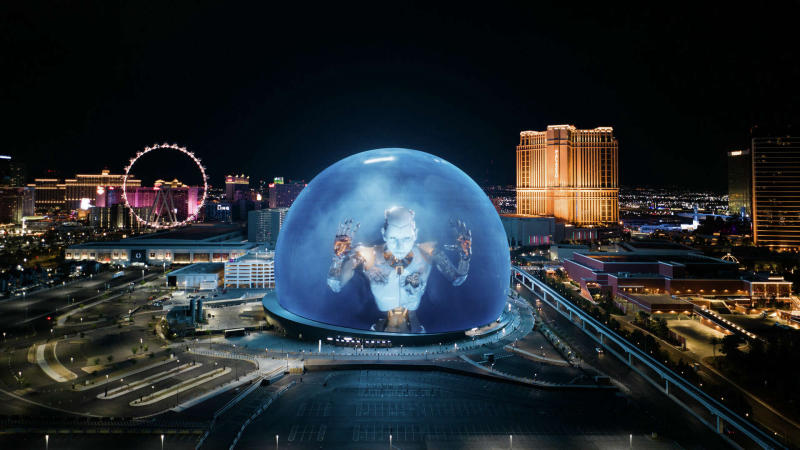 Đấu trường âm nhạc và giải trí Las Vegas Sphere khổng lồ 5