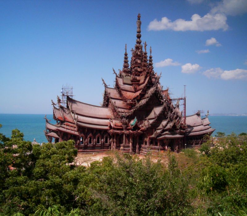 Khám phá Đền Chân Lý Pattaya: Kiệt tác kiến trúc bằng gỗ độc đáo 3