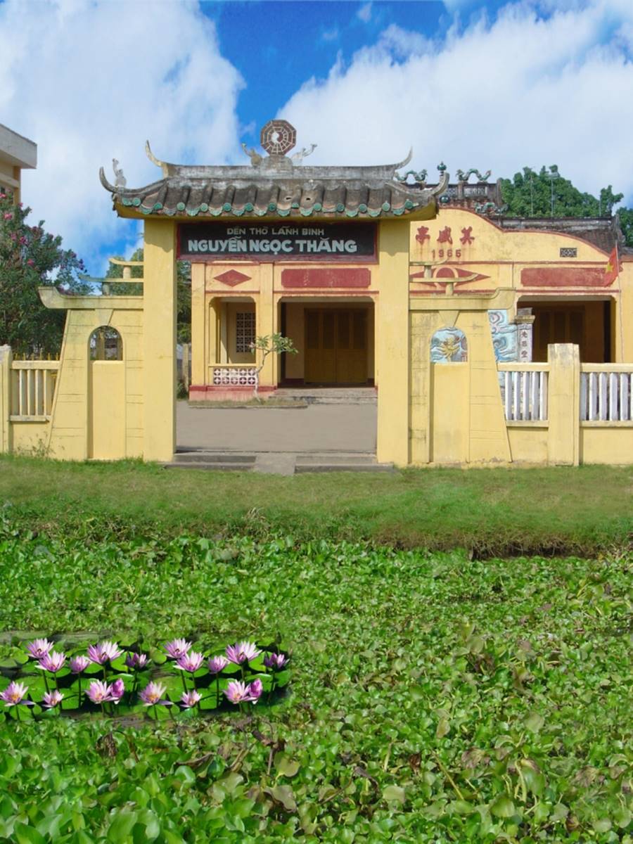 Đền Thờ Lãnh Binh Nguyễn Ngọc Thăng nơi tri ân vị anh hùng xứ dừa 2