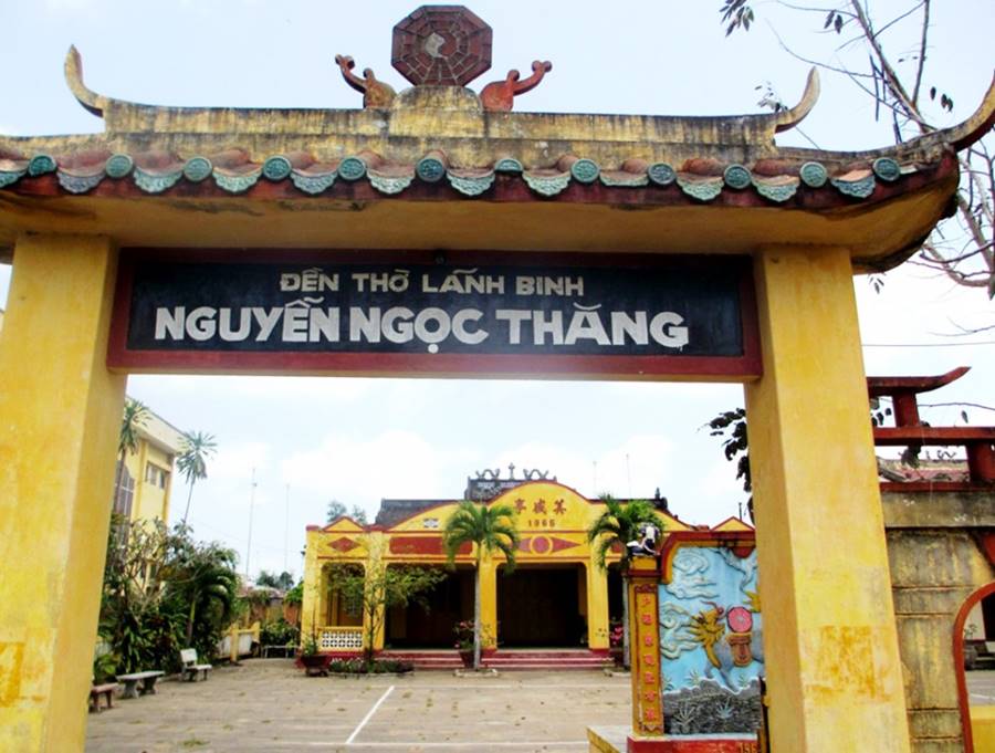 Đền Thờ Lãnh Binh Nguyễn Ngọc Thăng nơi tri ân vị anh hùng xứ dừa 3