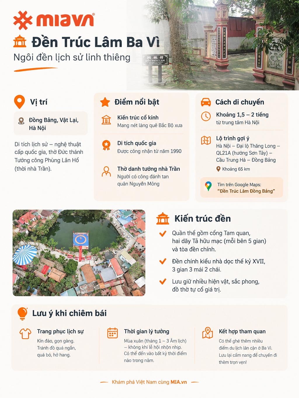 Đền Trúc Lâm, điểm đến linh thiêng tại đất Ba Vì 2