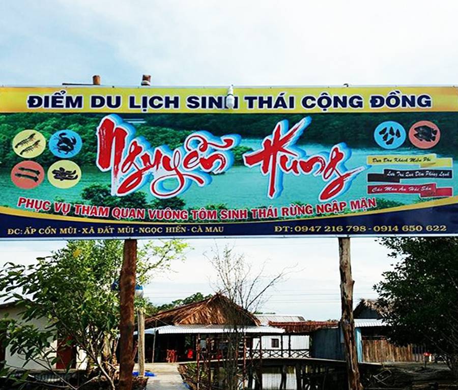 Điểm du lịch cộng đồng Nguyễn Hùng, khám phá thiên nhiên Đất Mũi 2