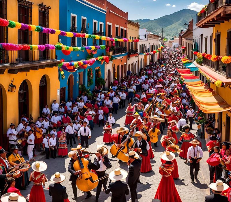 Độc đáo lễ hội Cinco De Mayo rực rỡ sắc màu ở Mexico