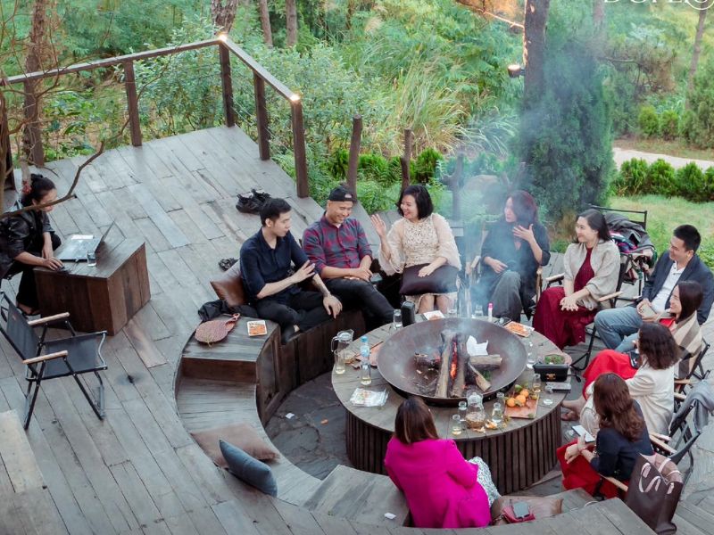 Đồi Llum - Khu nghỉ dưỡng giữa rừng thông rộng cực chill tại Hà Nội 9