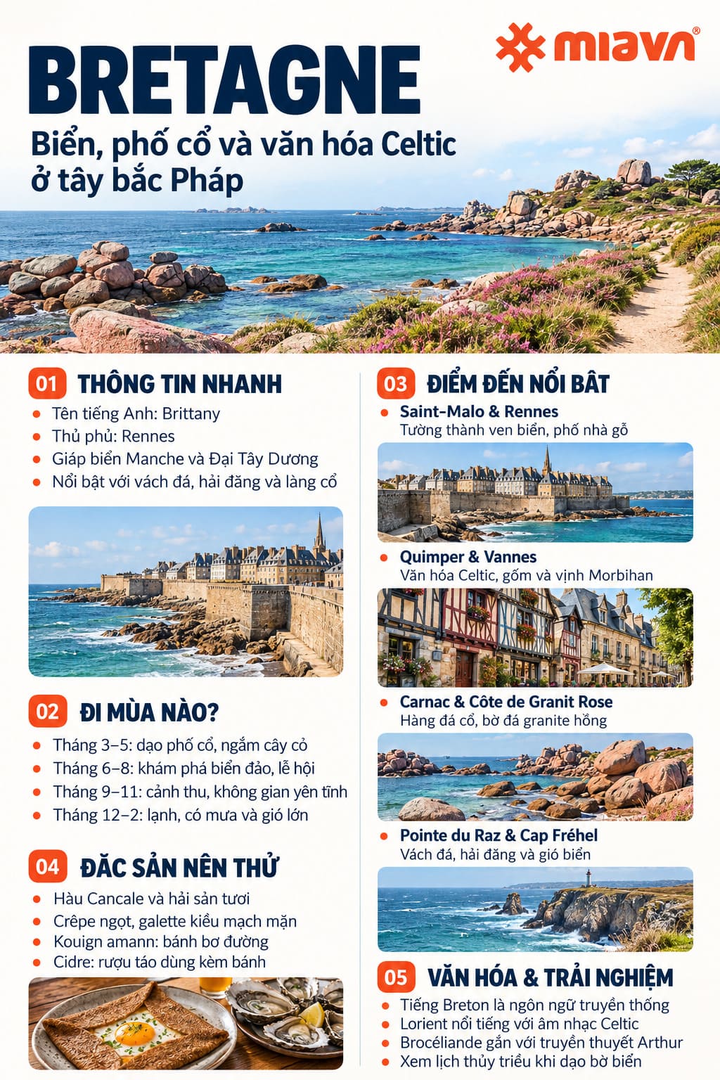 Du lịch Bretagne: Miền gió biển hoang sơ tây bắc nước Pháp 2