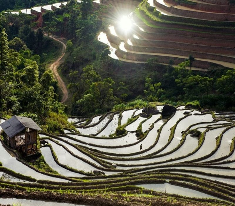 Du lịch Hà Giang tháng 7 mang vẻ đẹp nguyên sơ mùa nước đổ
