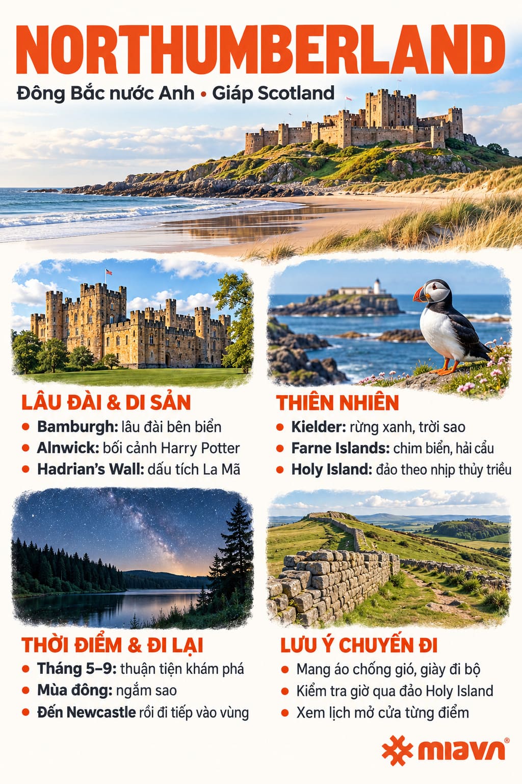Du lịch Northumberland, Anh: Xứ sở lâu đài và bầu trời sao 2