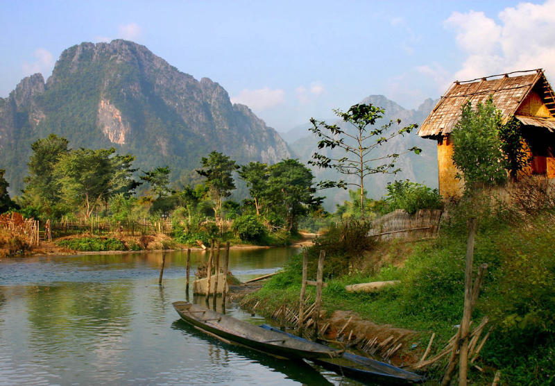 Hòa mình vào thị trấn Vangvieng yên bình và thơ mộng 8