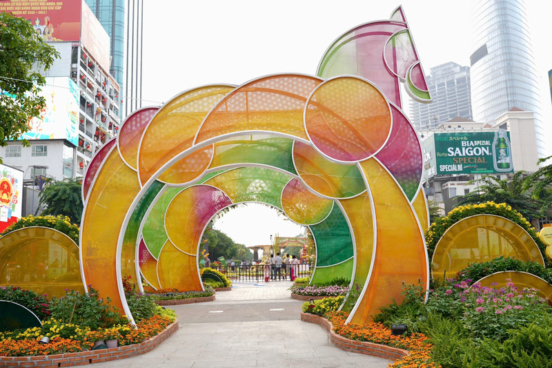 Tham quan Đường hoa Nguyễn Huệ Tết Bính Ngọ 2026 chi tiết 5