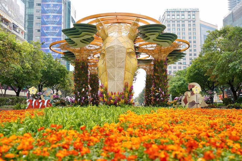 Tham quan Đường hoa Nguyễn Huệ Tết Bính Ngọ 2026 chi tiết 6