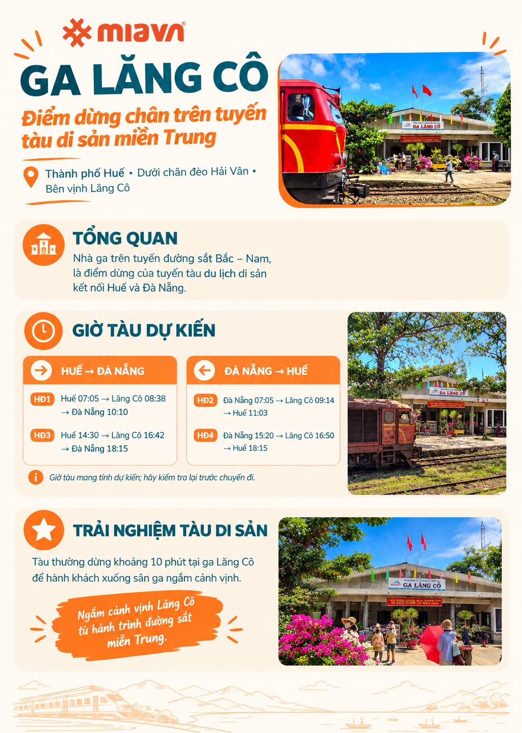Ga Lăng Cô, nhà ga ngay dưới chân đèo Hải Vân 2