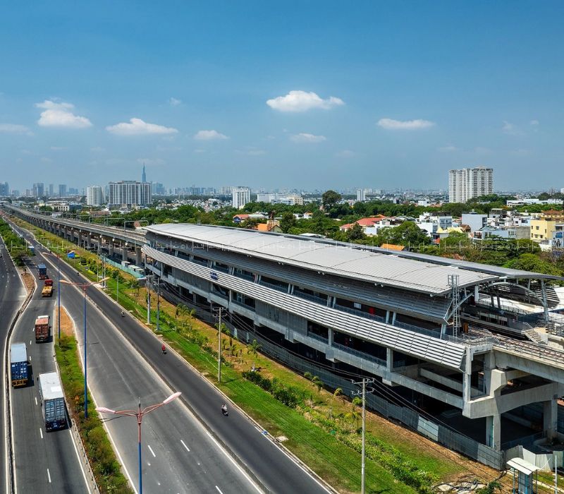 Trải nghiệm ga metro Thủ Đức hiện đại ở phía đông Sài Gòn