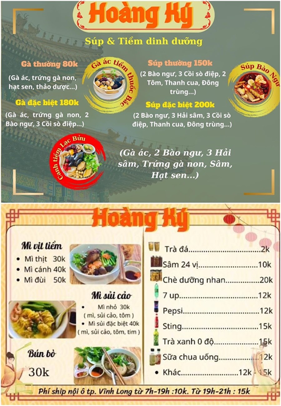 Ghé Hoàng Ký Vĩnh Long, thưởng thức ẩm thực bồi bổ sức khỏe 3