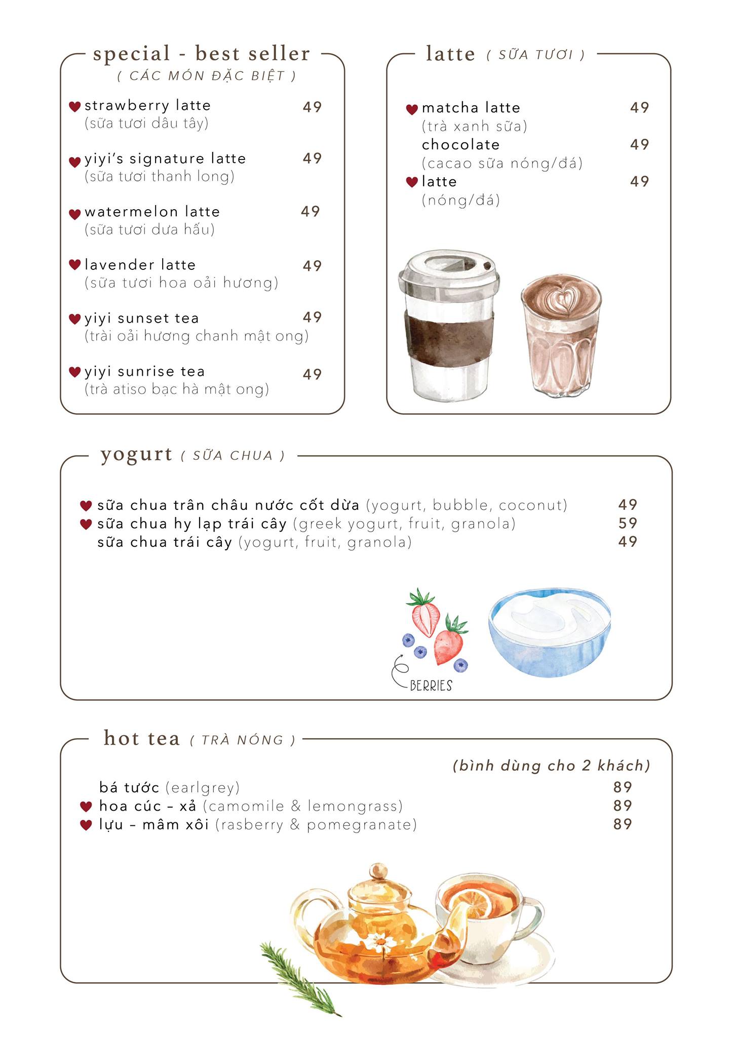 Ghé ngay The Cup Cafe thưởng thức menu thượng hạng cả ngày