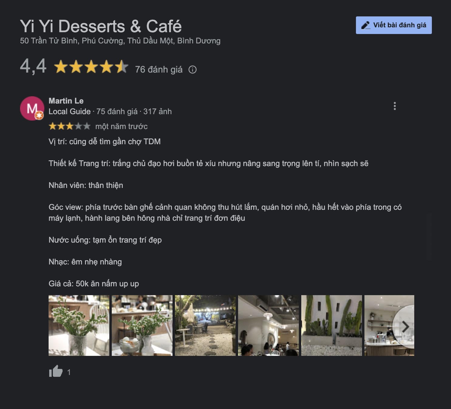 Ghé Yiyi Dessert Cafe check in không gian cà phê phong cách tình thơ Hàn Quốc 13