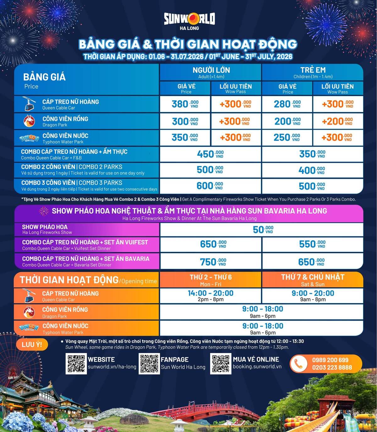 Công viên nước Hạ Long, không gian giải trí cực chất tại Sun World 3