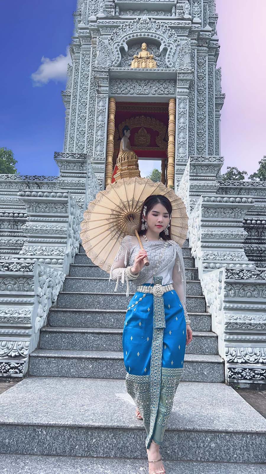 Hành trình review Chùa Bôtum Vong Sa Som Rong cùng cô nàng xinh đẹp 6
